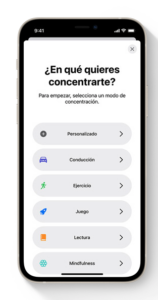 Concentración IOS 15