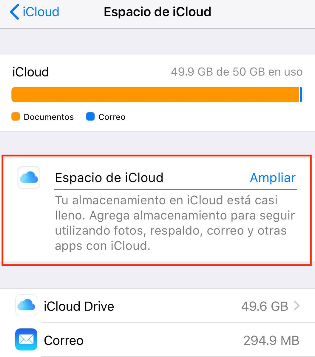 Cómo eliminar el mensaje: «Has alcanzado el límite de almacenamiento de iCloud de 5GB»