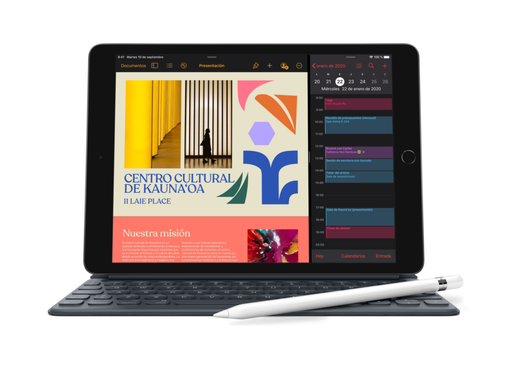 iPad Pro para Empresas con teclado externo Apple